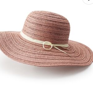 Lauren Conrad  Pink Wide Brim Hat